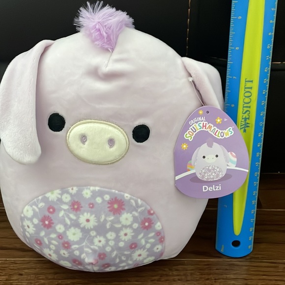NWT Delzi Squishmallow Easter Plush - Picture 8 of 10